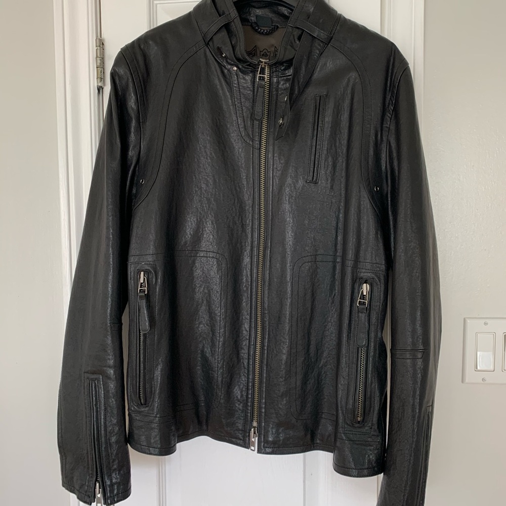 Mackage Men’s Lambskin Biker Jacket